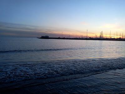royan mer soleil couchant plage 