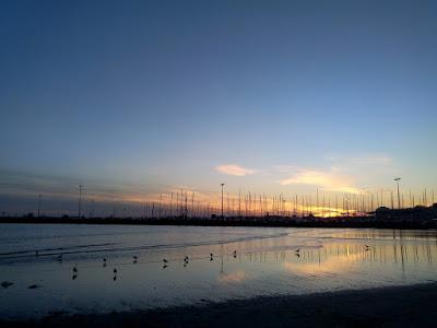 royan mer soleil couchant plage 