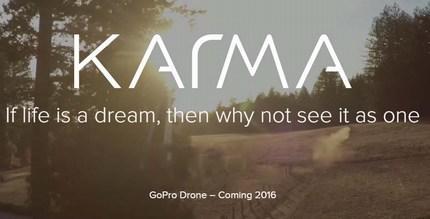 Drone GoPro Karma sur la rampe de lancement