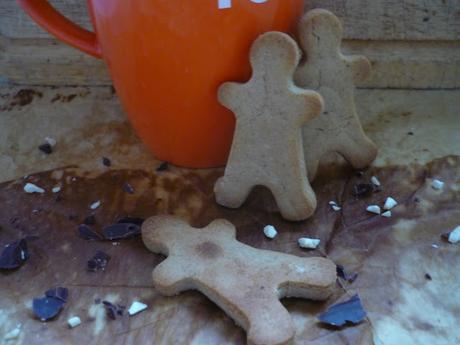 Petits bonhommes de Noël marrons et Gaudes (sans gluten)