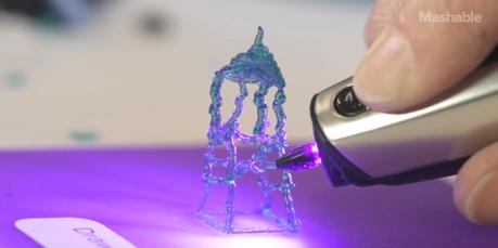 CreoPop : test vidéo du 1er stylo 3D à encre photosensible