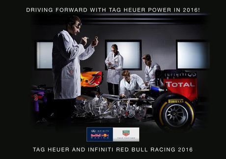 TAG Heuer signe l’écurie de Formule 1 Red Bull Racing