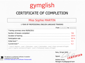 formation l'anglais Gymglish