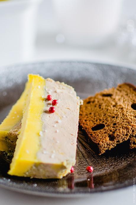 Foie gras en terrine au muscat et à l’armagnac Foie gras au muscat