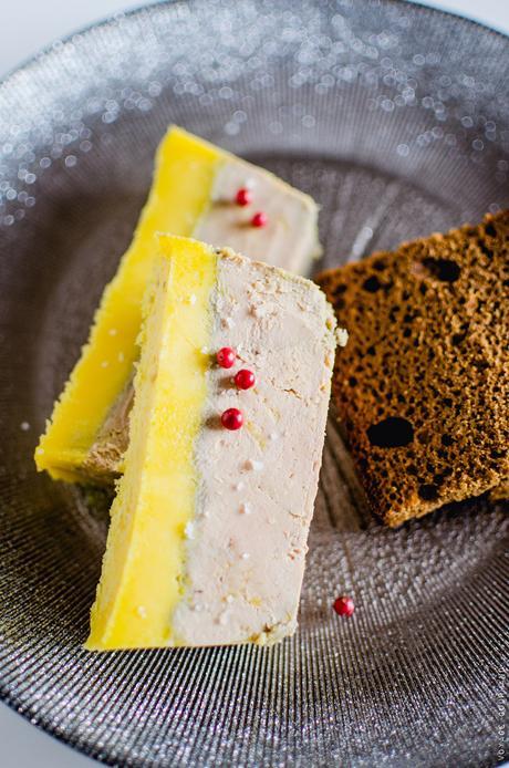 Foie gras en terrine au muscat et à l’armagnac Foie gras au muscat