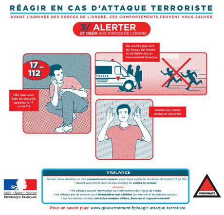 Infographie : pour mieux réagir en cas d’attaque terroriste !