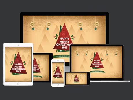 Fond d'écran HD Merry Christmas 2015 pour iPhone, Mac, PC