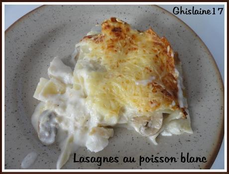 Lasagnes au poisson blanc
