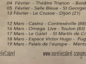 Tournée Aurélie Cabrel routes 2016