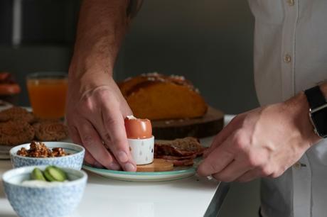 Un petit déjeuner avec Hinalys, instagrameuse food + recette pancake myrtille et brioche au potimarron