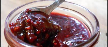Confiture de canneberges et porto