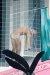 1964, David Hockney : Man in shower in Beverly Hills