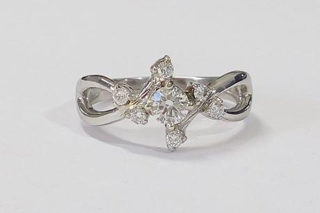 Un diamant G VS2 de 0,25 carat bague diamant gvs2