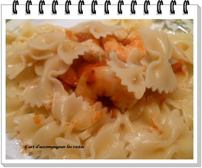 pappardelles aux crevettes, ail, basilic2