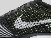 Nike flyknit racer black white volt