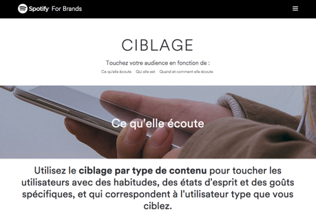 Mets ton son dans mon iPhon ! Spotify ciblage