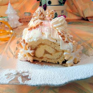 Bûche à la Crème de Pommes