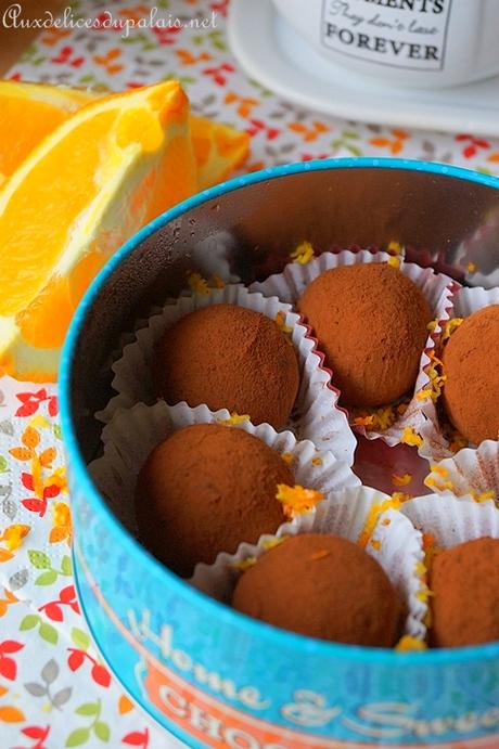 Truffes au chocolat & à l’orange