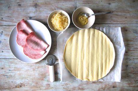 Minis croissants jambon fromage – Recette facile 5 minutes