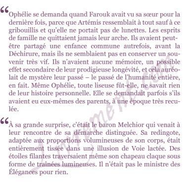 extraits Les disparus du Clairdelune Christelle Dabos La passe-miroir tome 2