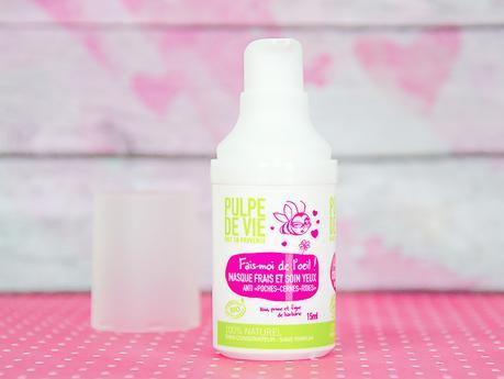 Flacon-pompe soin masque et crème contour des yeux Fais-moi de l'oeil ! Elégance by Pulpe de Vie 