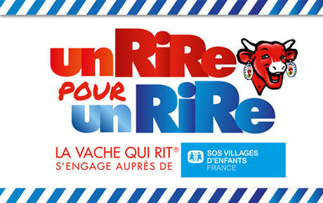 Un rire pour un rire avec la Vache qui rit pour SOS VILLAGE D’ENFANTS