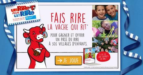 Un rire pour un rire avec la Vache qui rit pour SOS VILLAGE D’ENFANTS