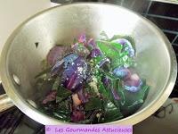 Chou rouge braisé et Boulgour au Champignon (Vegan)