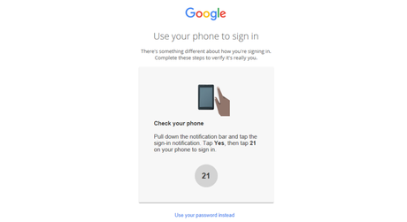 Un système d’authentification sans mot de passe avec Google ?