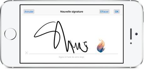 Astuce iPhone iPad iOS 9: comment signer des documents PDF dans Mail