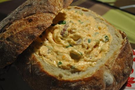 Trempette au fromage à la crème et au bacon