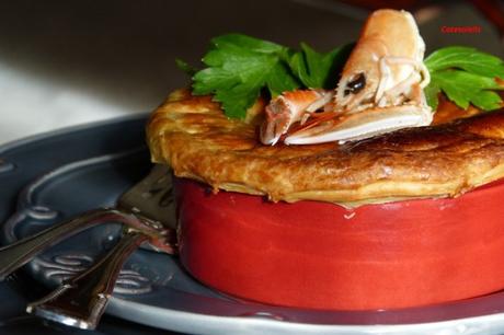 Cassolette de langoustine gambas & St-Jacques