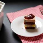 Bouchées au foie gras, pain d’épices et chutney de figues