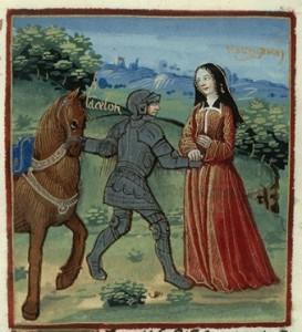 lancelot prend congé de Morgane - Lancelot