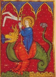 Sainte Marguerite sortantdu Dragon:  Bnf