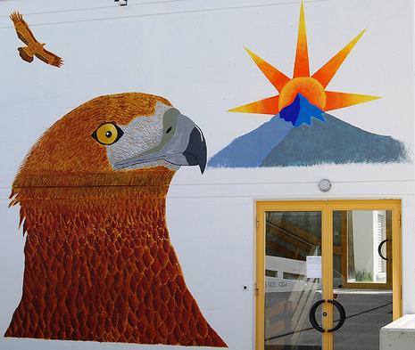 Fresque des ?l?ves du centre scolaire