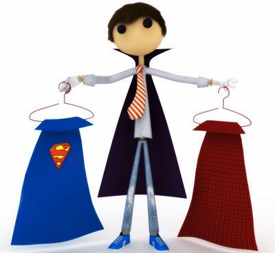 Chris avec des capes