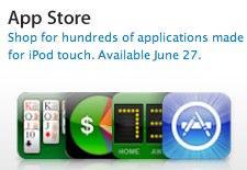 ouverture de l\'app store le 27 juin ?