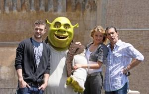 Justin Timberlake, Shrek, Cameron Diaz et Antonio Banderas