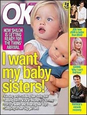 Shiloh Nouvel Pitt-Jolie en Une de OK! Magazine