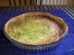 Tarte épinards chèvre (recette du panier volant)