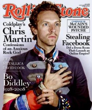 Chris Martin en Une de Rolling Stone