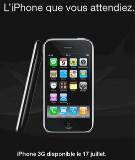 iPhone 3G : le mini-site d'Orange