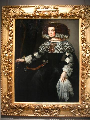 Le tableau du mois : Portrait d'une dame de la cour d'Espagne