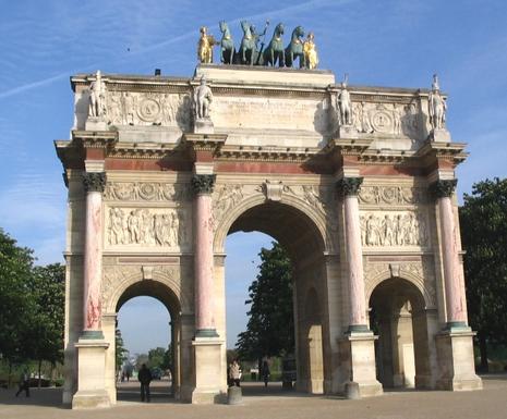 L'arc de triomphe du Carrousel