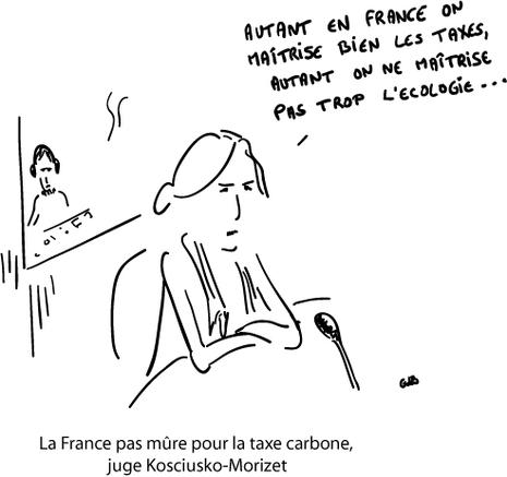 La France pas mûre pour la taxe carbone, juge Kosciusko-Morizet