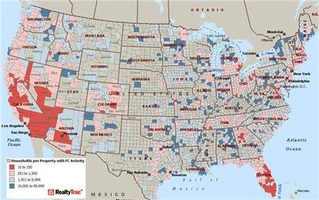 Plus de 250 000 saisies immobilières en mai aux Etats-Unis