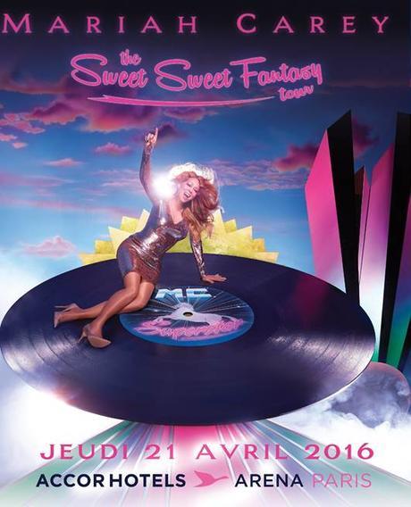MARIAH CAREY de retour en Europe après 13ans d’absence ! En concert à Paris, le 21 avri l 2016 à l’AccorHotels Arena !