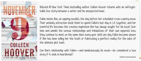 [VO] November Nine | Colleen Hoover