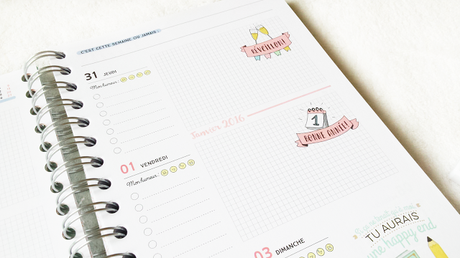 Agenda girly pour 2016 !  by Mr Wonderful